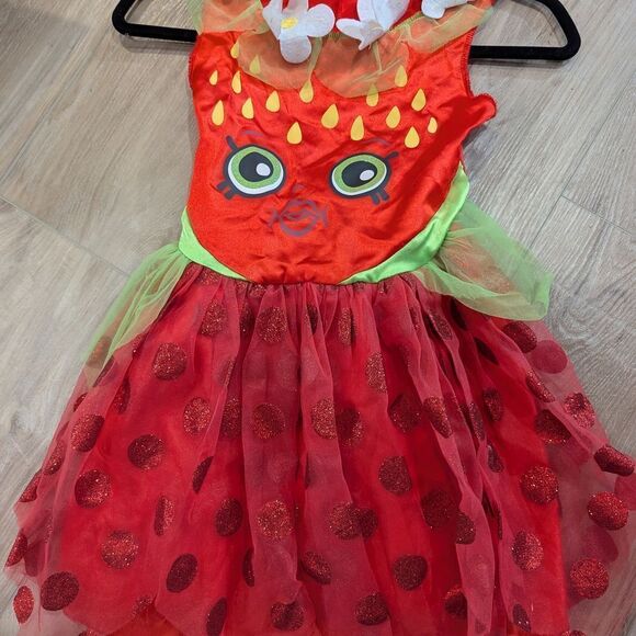 NO BRAND Other - 5/25 Strawberry Fairy Kids Costume & Headband